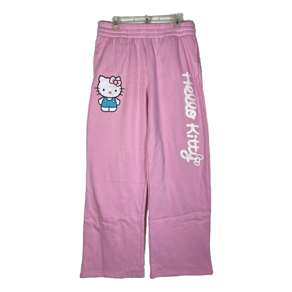 Hello Kitty Womens 50th Anniversary Lounge Pants Pink Large 12-14